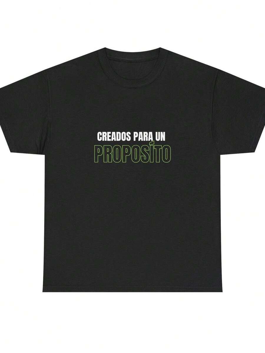 Camiseta con versículo bíblico en español Efesios 210. Camiseta cristiana de 220 g de algodón puro unisex. Peso ideal para todas las estaciones, apta para hombres y mujeres. Tejido duradero de alta calidad, suave al tacto y de larga duración. Transpirable. Ideal para primavera y verano, vacaciones, Día de la Madre y Día de la Independencia. - Negro - Ver 1