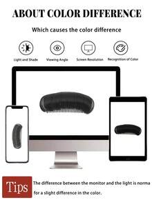 Postizo de cabello sintético con relleno de cabello e inserto de peine para agregar volumen y volumen a la parte superior de la cabeza y la frente. - Multicolor - Ver 8