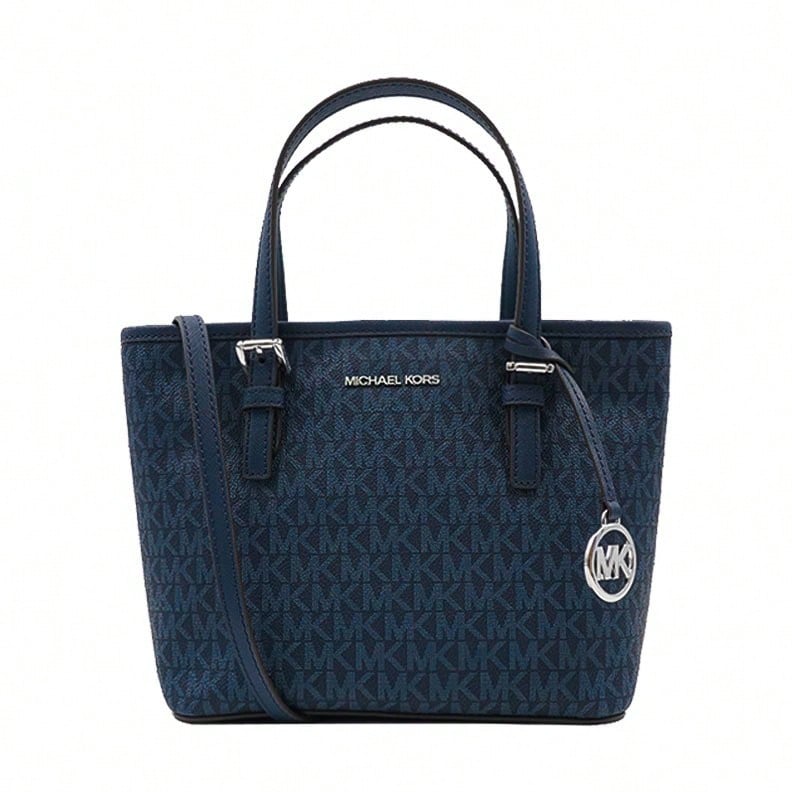 Michael Kors Jet Set Travel 海军蓝印花女士单肩手提包 35T9STVT0B - 海軍藍35T9STVT0B ADMIRAL - 查看 1