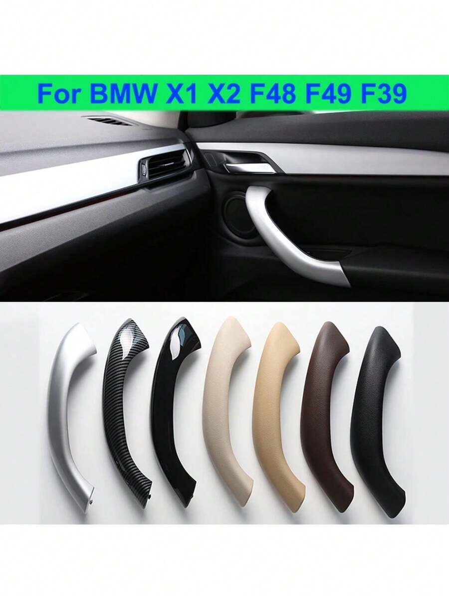 2件/4件裝汽車內外門把手外殼替換件 適用於BMW X1 X2 F48 F49 F39 2016-2020年款