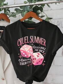 Women T-Shirts - Black - View 1