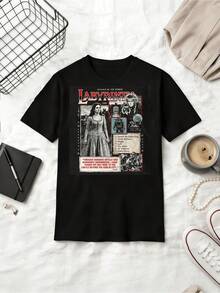 Labyrinth 1986 Movie Graphic Tee Jim Henson  Fantasy Film T-Shirt - Black - View 1
