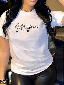 Camiseta Casual de Manga Corta para Mujer 1 pieza 100% Algodón Grueso - Cómoda Cuello Redondo, Tops Tees Suaves y Adorables - Blanco - Ver 2