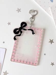 1 PC Bow Clip Cover For Star Merchandise Mini Card Storage Display Case Three-Inch Instant Photo Protective Cover Hanging, First Day Of School - Multicolor - View 12
