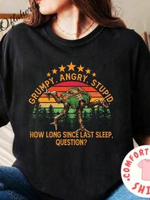 Camiseta Project Hail Mary, Camiseta con cita estúpida y pregunta tonta, Camiseta Amaze Amaze Amaze. Camiseta unisex de algodón puro de 220 g, peso ideal para todas las estaciones, adecuada tanto para hombres como para mujeres. Tejido duradero de alta calidad, suave al tacto y de larga duración. Top transpirable. Adecuado para la primavera y el verano de las mujeres, vacaciones, Día de la Madre, Día de la Independencia. - Negro - Ver 1