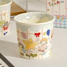 1pc Cartoon Ceramic Storage Jar, Utensil Holder, Suitable For Kitchen Storage, Tableware Storage, Home Decor, Back To School Supplies, Holiday Gifts - View 4