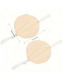 Washable Black/Nude Sweat-Proof Underarm Pads, Absorbent And Breathable, Suitable For Formal Occasions - Multicolor - View 3