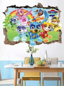 Hình dán tường 3D chủ đề Paw Patrol, 5 mẫu thiết kế bao gồm Chase, Skye, Rubble, Rocky, Zuma, Everest và Mighty Pups, decal dán tường có thể tháo rời dùng để trang trí phòng, tiệc theo chủ đề và phông nền sự kiện, tạo thêm không khí sống động và vui nhộn cho bất kỳ không gian nào. - hình dán tường - Xem 7