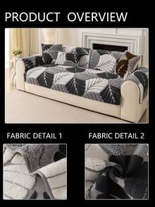 1 chiếc vỏ đệm sofa dày dặn, ấm áp dùng được cả bốn mùa, kiểu dáng hiện đại tối giản, chống trượt, chống bụi và có thể giặt được, mềm mại và thoáng mát, thân thiện với thú cưng, phù hợp với sofa hình chữ L và sofa 1/2/3/4 chỗ ngồi. - Màu xám đen - Xem 10
