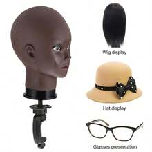 1set Female Wig Mannequin Holder Cosmetology Display For Wig Making Styling And Training Lightweight And Portable For Salon Use - View 6