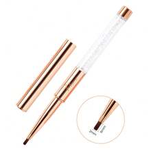 1 pieza Cepillo de uñas con pétalos, Cepillo de arte de uñas con flor de dalia para diseño de uñas con flores, pétalos y hojas, herramienta de pintura para uso en salón y en casa - Multicolor - Ver 9
