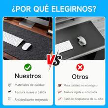 Mouse Pad xxl, Alfombrilla para Ratón Tapete para Escritorio, Mousepad Grande Desk Mat Antideslizante, Alfombra de Fieltro para Escritorio para Gamer, Empleado, Ordenador, PC, Laptop - 100 x 40 cm - Ver 4