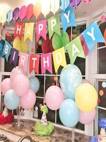 1 Set de Kit de Soporte de Globos, que incluye base adhesiva y accesorios de globos, adecuado para montaje de soporte de globos de escritorio estable, aplicable para decoración de fiesta de cumpleaños. Los palos y tazas de globos se pueden ensamblar fácilmente de forma DIY, con estante de exhibición transparente - Multicolor - Ver 5