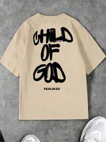 Coolqubz Camiseta de Manga Corta con Cuello Redondo Casual y a la Moda para Adolescentes - Blanco - Ver 2