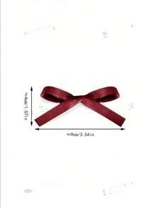 6个/24个装女士时尚甜美多色丝带蝴蝶结发夹，芭蕾舞风格发饰，Y2K丝带发夹，适合扎双马尾和鸭嘴夹，日常佩戴可爱，爪夹，发夹 - 彩色 - 查看 2