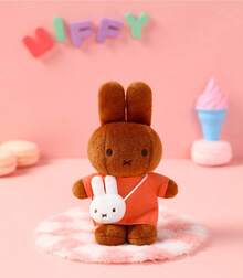 Móc khóa hộp bí mật Miffy Plush chính hãng - Mặt dây chuyền hình thỏ bí ẩn thuộc dòng túi đeo chéo, phụ kiện túi xách dễ thương Kawaii, quà tặng bất ngờ cho người hâm mộ. - Nhiều màu - Xem 5