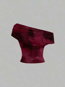 Camiseta de tirantes casual y minimalista con estampado de lunares negros para mujer - Multicolor - Ver 4