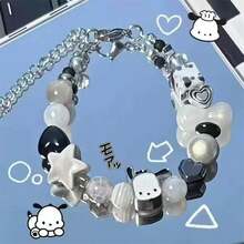 Vòng tay hình chó Pachimari của SANRIO, vòng tay chuông thủ công dễ thương, món quà anime Kawaii hoàn hảo dành cho bạn thân, quà sinh nhật và quà Valentine. - Xem 11