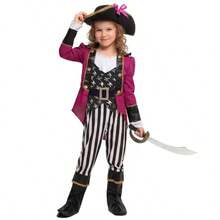 Trang phục cướp biển cho bé gái, trang phục nhập vai cướp biển cho bé trai và bé gái, lễ Purim, Halloween, tiệc sinh nhật, trang phục hóa trang. - Nhiều màu - Xem 2