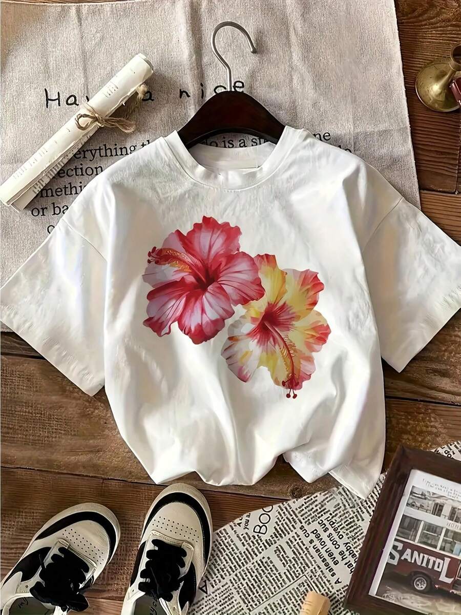 Dam-T-shirts - Vitt - Visa 1