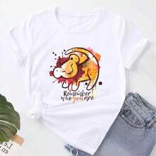 This 180g Cotton T-Shirt Promises Incredible Comfort That Lasts All Day. It's A Versatile Base For Countless Looks, From Casual Holiday Outfits To Creative Halloween Costumes. An Effortless Gift That Shows You Care, Season After Season. - 白色 - 查看 1
