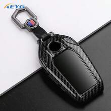 Ốp chìa khóa ABS cao cấp kiểu sợi carbon cho các dòng xe BMW G30, G12, G11, G32, G31, Series 5, 7, I8, I12, I15, X3, X4, X5, X7. - BMW D model - Xem 4
