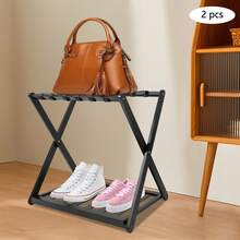 Luggage Rack, 2 Pack Luggage Rack For Guest Room, Folding Luggage Rack - View 5