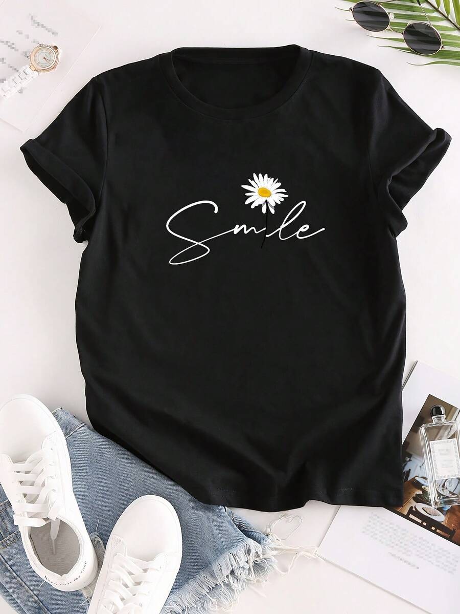 Women T-Shirts - Black - View 1