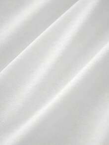 Camiseta de hombros caídos con estampado de letras, algodón X8LR - Blanco - Ver 5