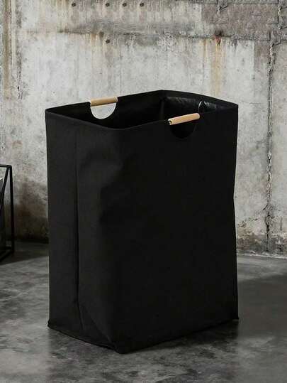 1 pieza Cesta de lavandería plegable, Cesto de almacenamiento de ropa sucia para el hogar, Organizador de ropa interior plegable para dormitorio, Estante de almacenamiento de prendas para el hogar, Cesta abierta de alta calidad para almacenamiento de juguetes