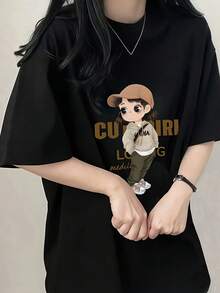 Camiseta única con diseño de manos esqueléticas estilo y2k perfecta para los amantes de la moda alternativa en México muestra tu actitud y estilo con esta prenda cómoda y moderna ideal para cualquier ocasión y resalta entre la multitud con su diseño original - Negro - Ver 1