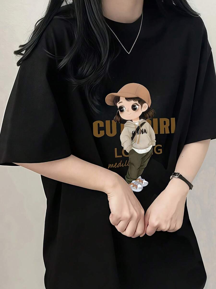 Camiseta única con diseño de manos esqueléticas estilo y2k perfecta para los amantes de la moda alternativa en México muestra tu actitud y estilo con esta prenda cómoda y moderna ideal para cualquier ocasión y resalta entre la multitud con su diseño original - Negro - Ver 1