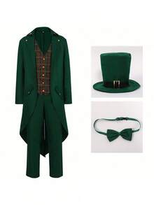 Cosplay Clothing - Custom-made Tuxedo Style 2 [jacket + Trousers + Hat + Bow Tie] - View 3
