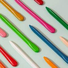 12/24/36 Colors Non-Dirty Hands Double-Headed Crayon Erasable Painting Tools Triangular Wax Pencil Graffiti Oil Stick Painting School Office Supplies - Sets - View 11