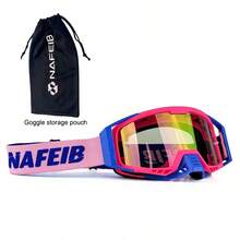 An Ultra-Lightweight (Weighing Just 113g) Pair Of Windproof Cycling Goggles-Equipped With Anti-Fog, High-Definition Lenses And Accompanied By A Complimentary Storage Pouch. Ideal For Outdoor Activities Such As Cycling And Motocross, They Provide Effective Wind Protection And Ensure Eye Safety. An Excellent Choice For A Holiday Gift. - 彩色 - 查看 8