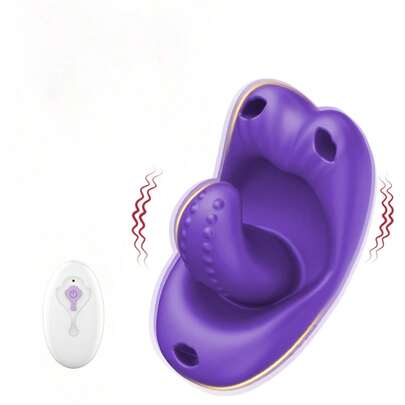 Vibrador de punto G portátil con forma de mariposa y lengua, vibrador con 9 modos de vibración, estimulador de pezones y clítoris, control remoto por aplicación, juguetes sexuales BDSM para mujeres y parejas.