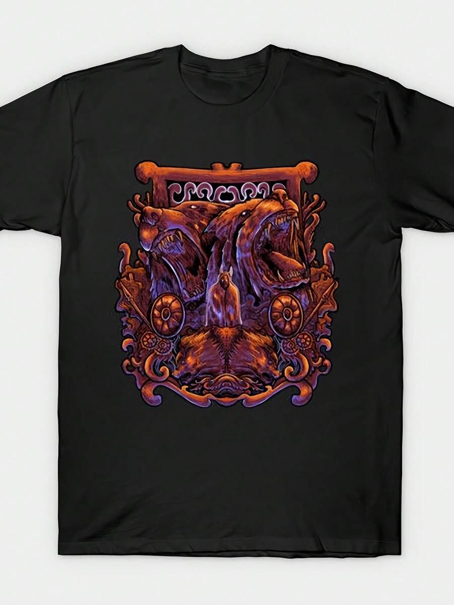 Camiseta de manga corta transpirable para hombre, de cuello redondo y color negro, de Sam. Disponible en todas las tallas. Estilo casual de verano. Una camiseta de manga corta adecuada para el hogar, uso diario, fiestas y viajes, perfecta como regalo para amigos o familiares. - Negro - Ver 1