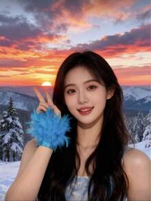 Create A Perfect Atmosphere! Colorful Feather Bracelet Accessory: Whether As A Party Focal Point Or Stage Outfit, This Fluffy Feather Bracelet Will Make Your Look More Eye-Catching.,Halloween - Multicolor - View 9