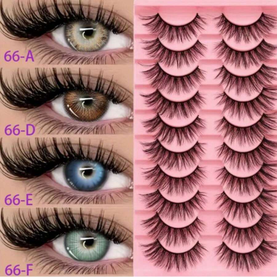 4 Different Effects, Wearing It Will Naturally Comfortably Magnify And Enhance Visual Effects, Simple And Elegant, Can Be Reused Without Glue, And Looks Better When Taking Outdoor Photos. - 彩色 - 查看 1
