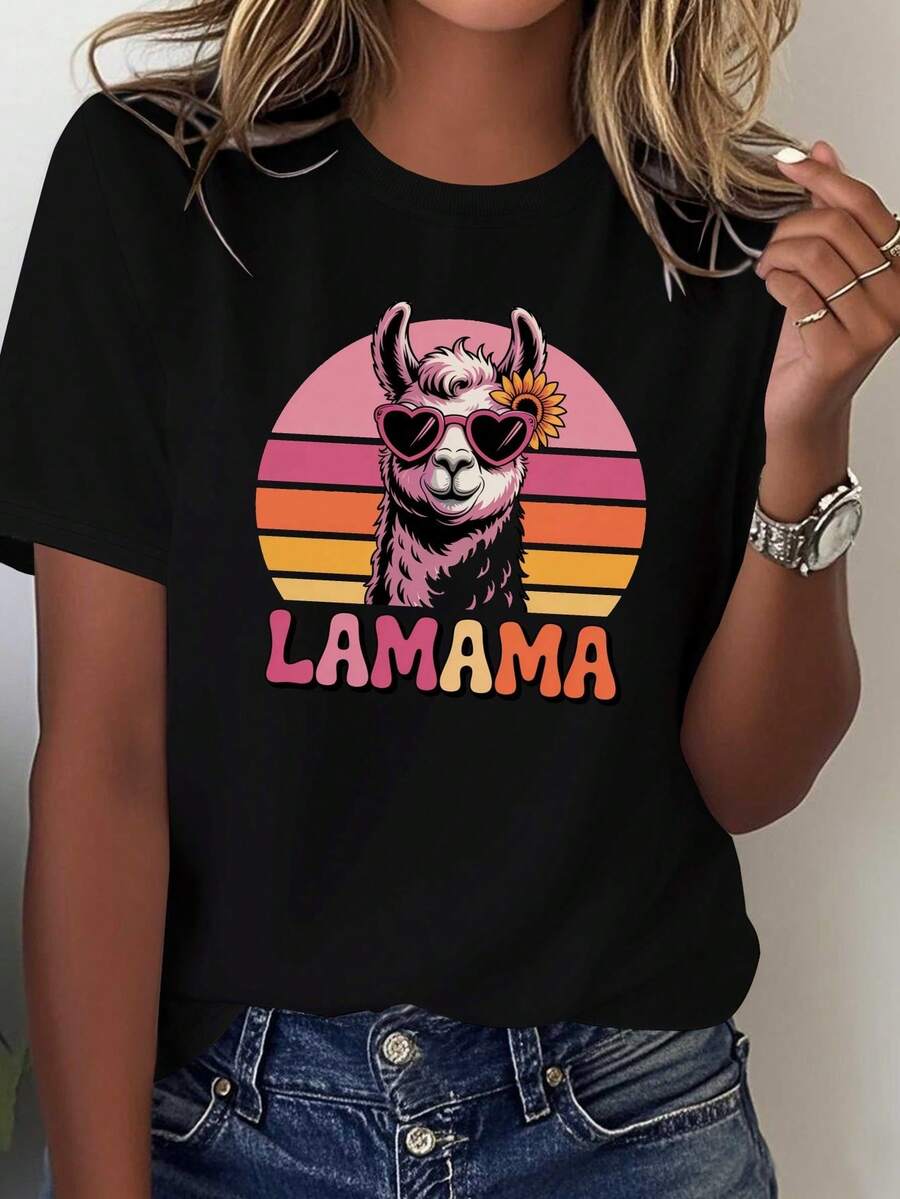 Women T-Shirts - Black - View 1