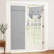 1 pieza Cortina gris - Cortina térmica opaca adecuada para patio, puerta de vidrio, cocina, dormitorio, con , 66 cm de ancho x 172 cm de largo - multicolor - Ver 43
