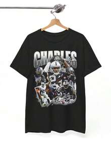 Colors Benito Bowl Short Sleeve T-Shirt, Vintage Football Graphic T-Shirt, Match Day T-Shirt, Retro Sports Fan Top, 100% Cotton. - 黑色 3 - 查看 6