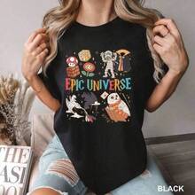 Women T-Shirts - Black - View 8