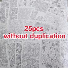 25 Line Drawing Sketches, Simple Doodles, Pen Control Practice Drawings, Suitable For Adults To Draw For Fun And Stress Relief During Work Breaks, Copying Practice Sheets, Trng Focus And Observation Skills - Sets - View 9