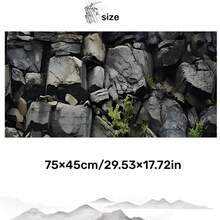 岩石山脉，鱼缸背景画，水族箱背景贴纸，爬行动物笼背景贴纸，正面自粘，鱼缸景观装饰，水族箱装饰 - A - 查看 12