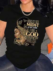 Women T-Shirts - Black - View 1