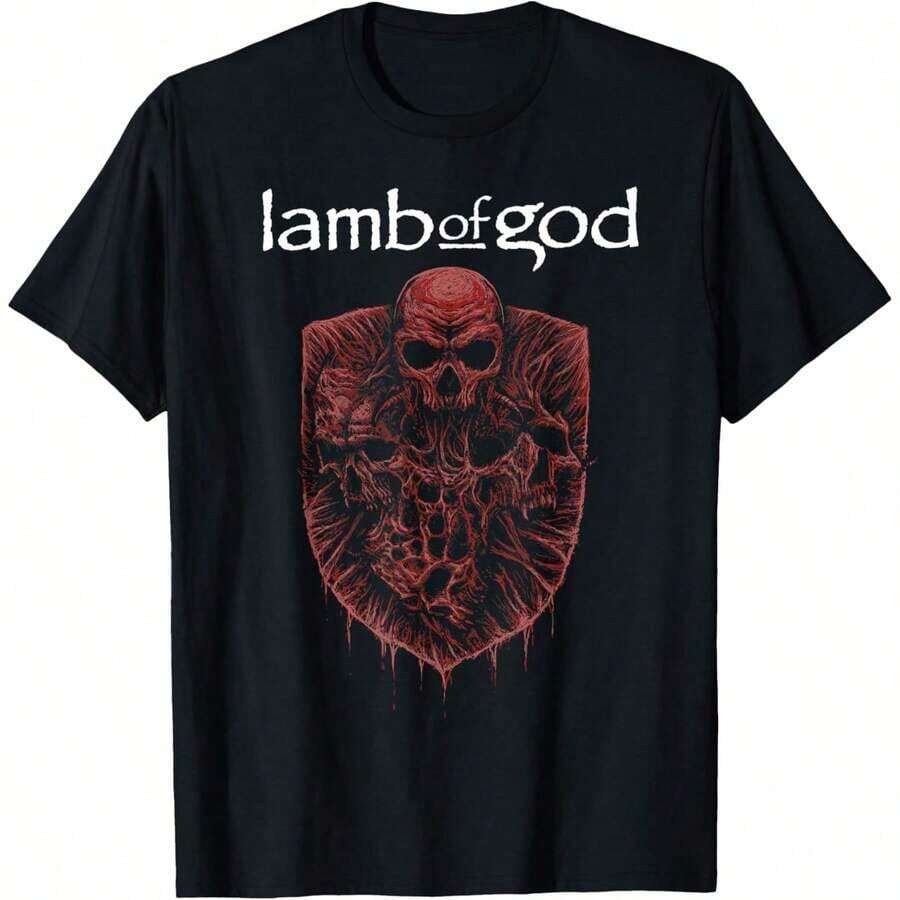 Camiseta de manga corta Lamb Of God - Triumverate 100% Algodón - Negro 2 - Ver 1