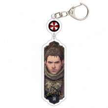 1pc Crisis 4 Keychain, Keychain, Anime Keychain, Leon Kennedy, Wong, Albert Wesker, Jack, Luis, Ashley, Leon Keychain, Bag Pendant, Car Pendant, Hanging Decoration, Birthday Gift, Party Favor - 彩色 - 查看 7