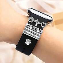 Band Decorative Ring, Universal Silicone Watch Band Decorative Ring, Decorative Studs - Multicolor - View 3