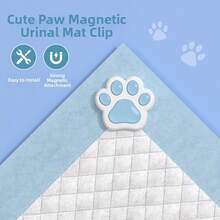 Hippyboyd 2pcs Dog Pee Pad Holder, Used To Fix Dog Toilet Paper Pads, Make Simple Dog Toilet, Self-Adhesive Dog Training Pee Pad Fixator - Multicolor - View 3